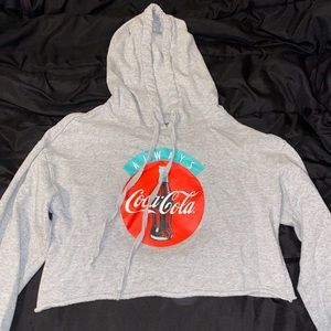 Cropped Coca-Cola Hoodie